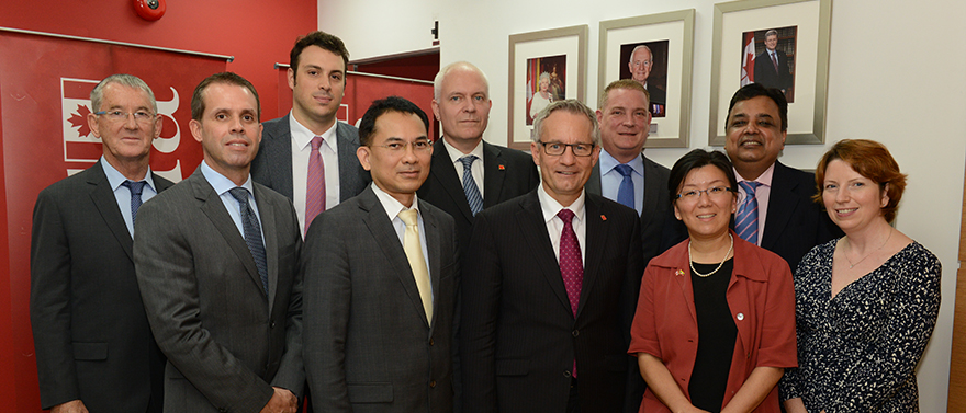 Visite du Ministre Fast au Laos et en Birmanie