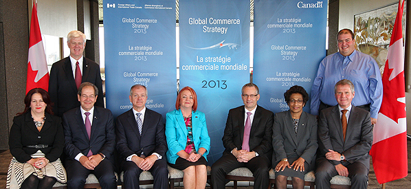 Minister Fast with his Global Commerce Strategy (GCS) Advisory Panel.