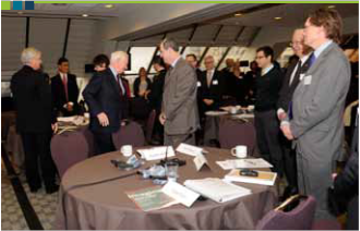 Les participants au collaboratoire suite à l’allocution principale prononcée par Son Excellence le très honorable David Johnston, Gouverneur général du Canada.