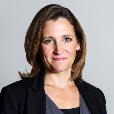 L’honorable Chrystia Freeland