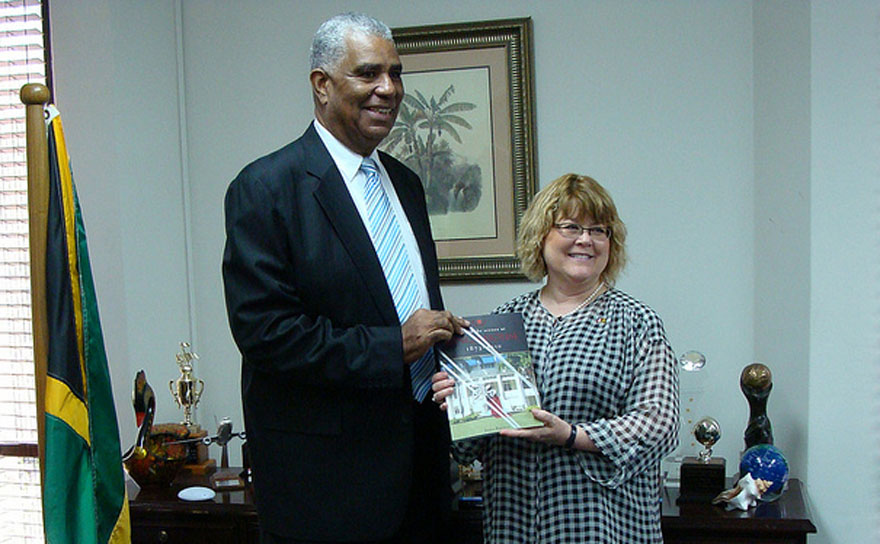 Minister of State Ablonczy meets with the Chairman of the Tourist Board and Director of Tourism for Jamaica