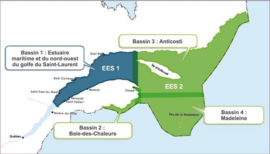 Figure 3 : Les territoires de l’EES1 et de l’EES2