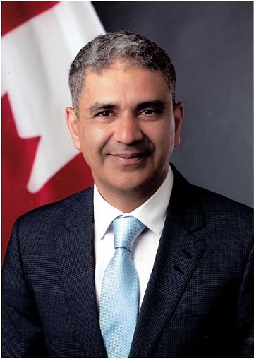 Tarik Ali Khan, Ambassador-designate of Canada to the Hashemite Kingdom of Jordan