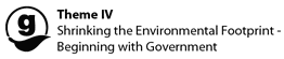Theme IV: Shrinkin the Environmental Footprint - Beginning with Government