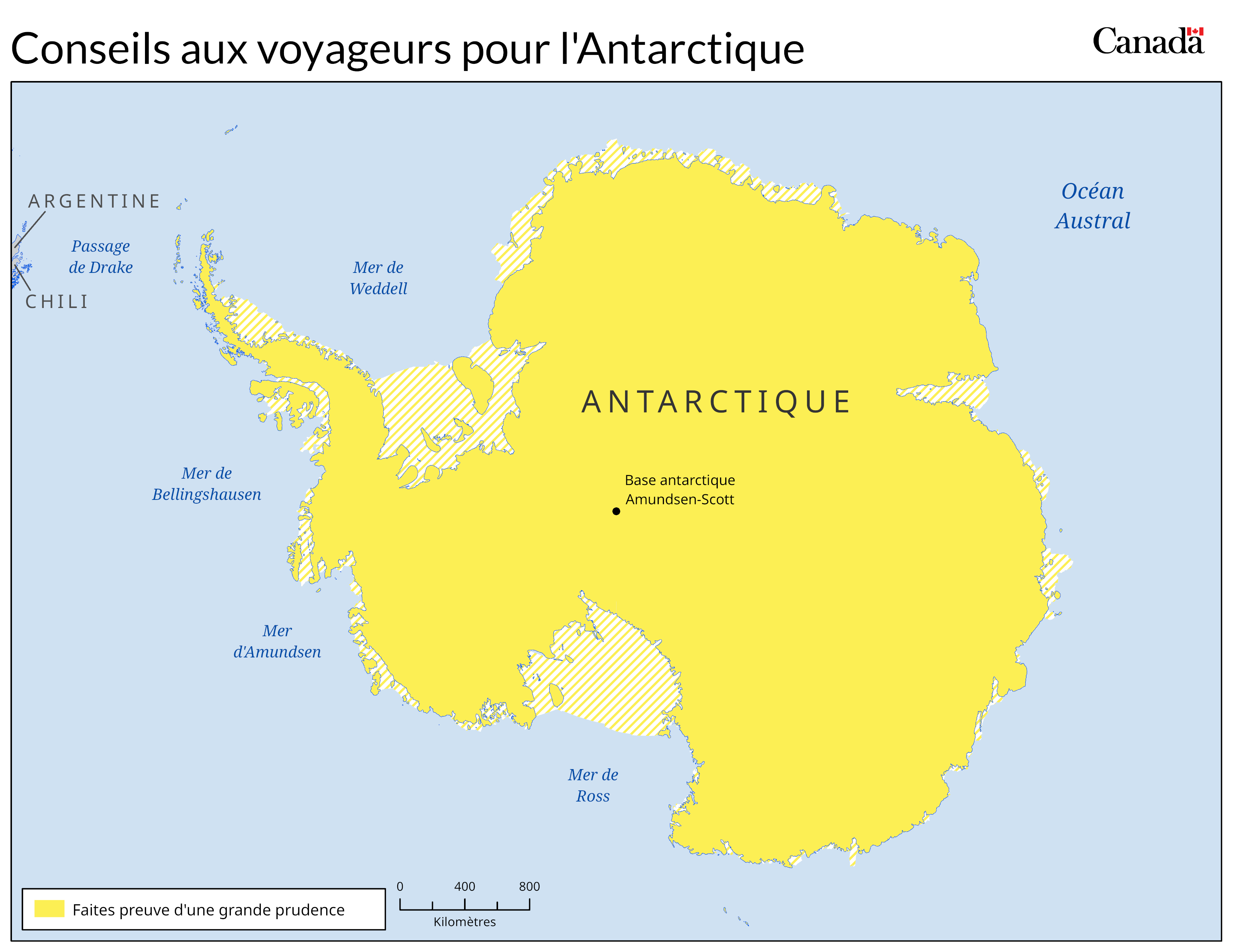 Carte des niveaux de risque