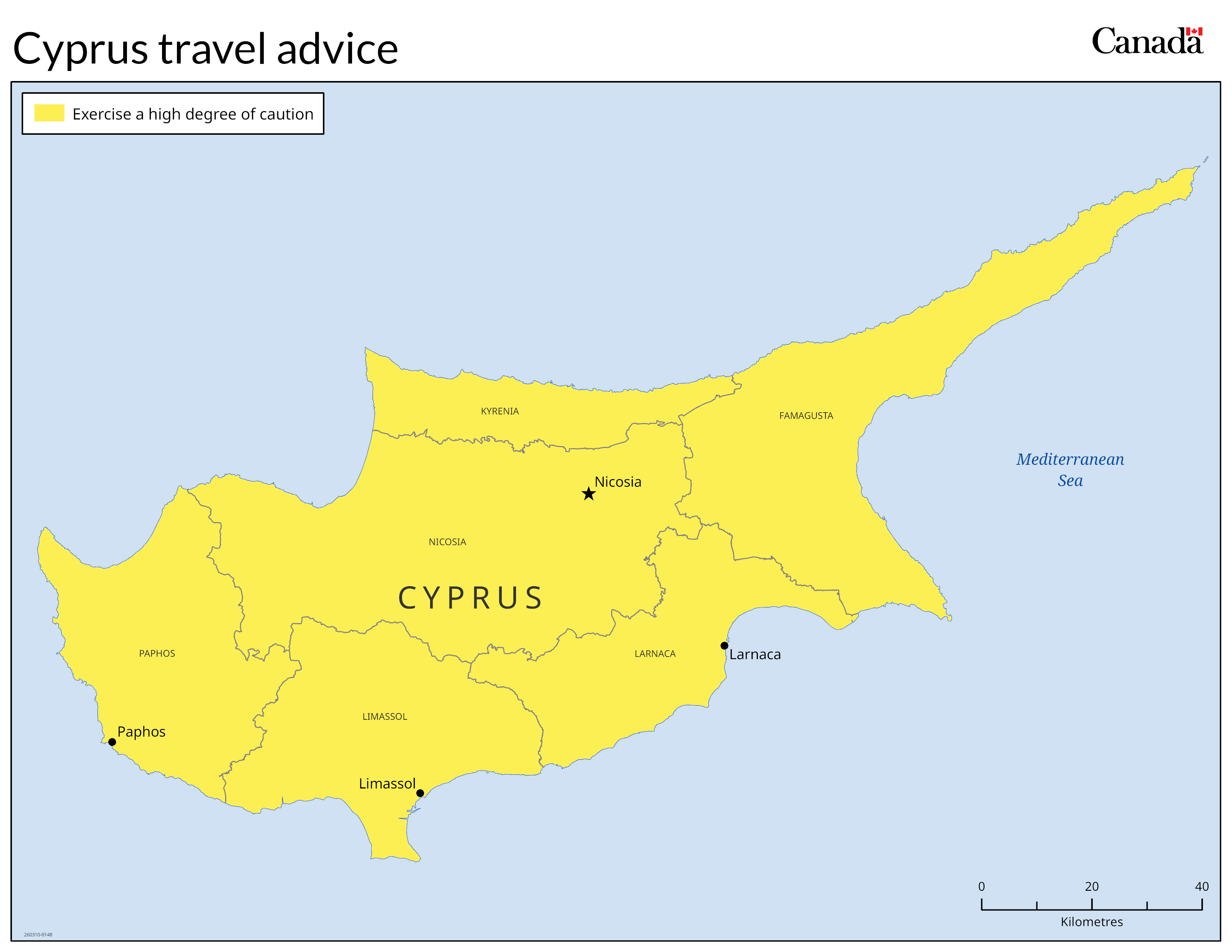 Risk level map