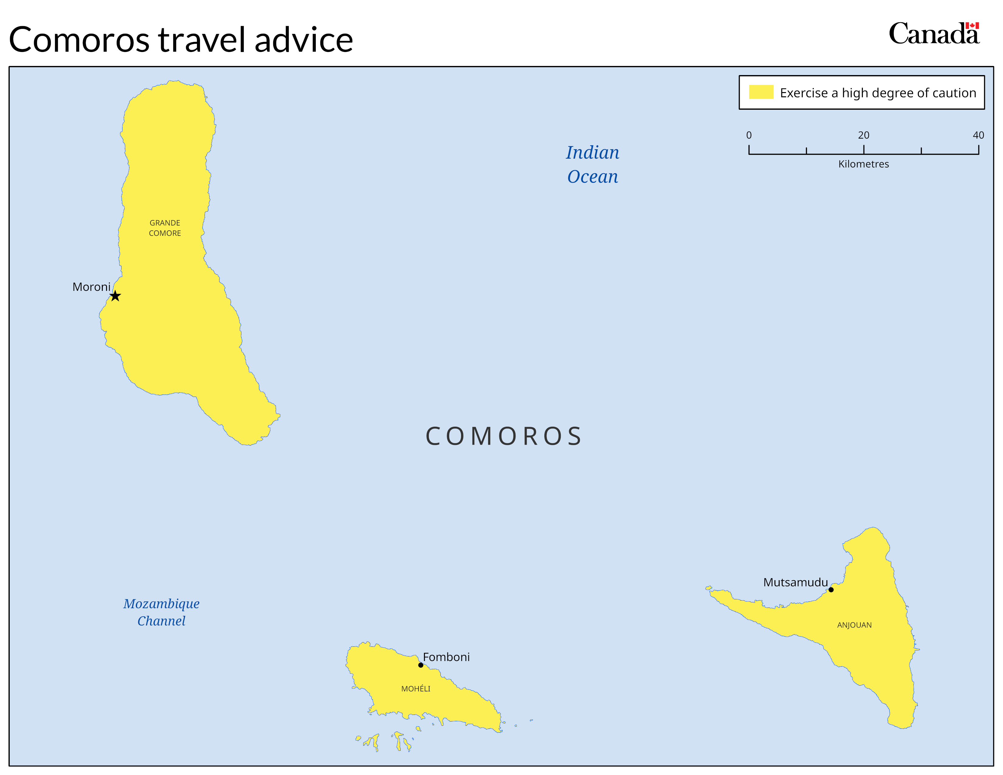 Risk level map