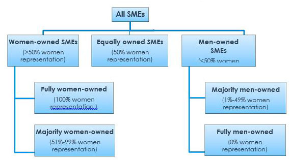 Box 1 – Definitions of SMEs’ Gender of Ownership Categories