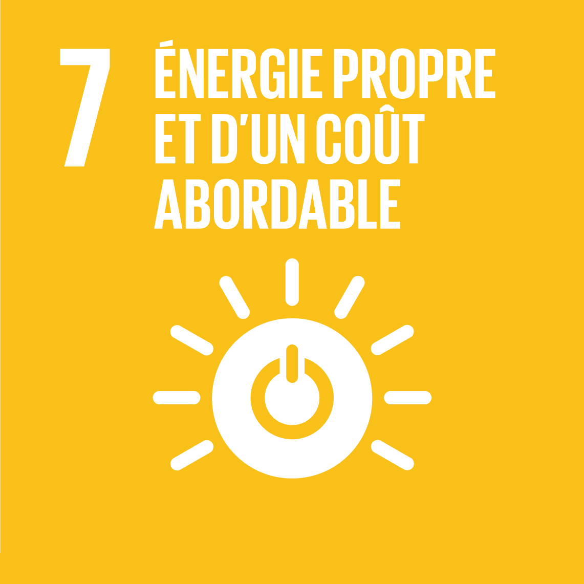 Sustainable Development Goals 7 - Affordable and clean energy