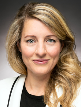 The Honourable Mélanie Joly, Minister of Foreign Affairs