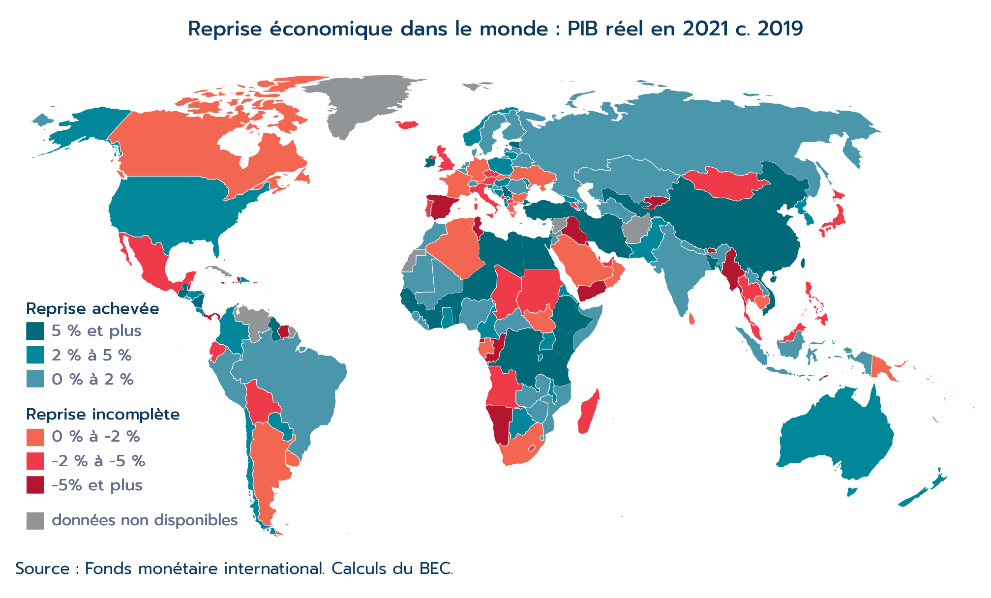 Une carte thermique classe chaque pays du monde