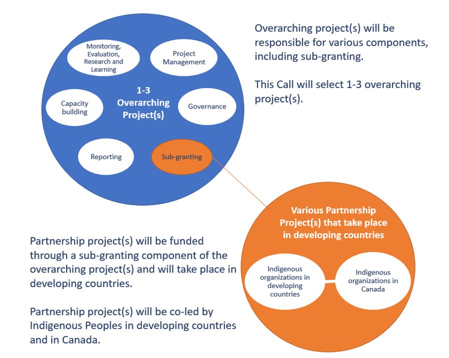Image 1. Description of relationship between overarching and partnership projects