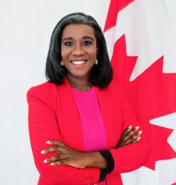 Nadia Theodore, Ambassadrice du Canada auprès de l’Organisation mondiale du commerce et Représentante permanente du Canada auprès de la mission permanente du Canada à Genève, en Suisse