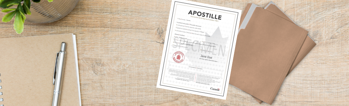 Banner for Authentication documents